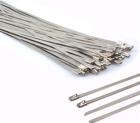 Amazon Metal Zip Ties Inch Heavy Duty Stainless Steel Zip