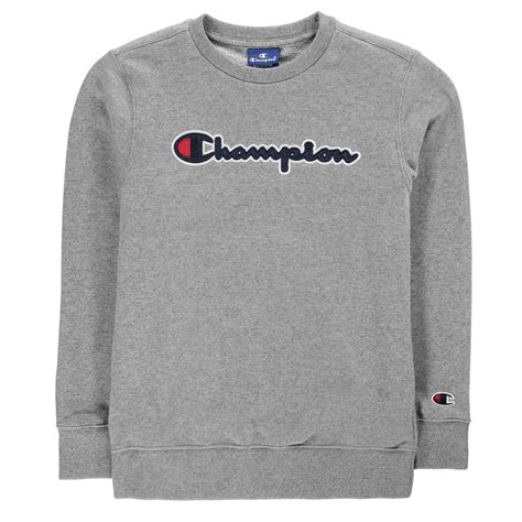 Champion Logo Crew Sweatshirt Crew Sweaters