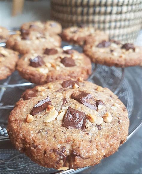 Cookies Sarrasin Noisettes Et Chocolat Noir Sains Vegan Et Sans