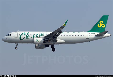 B 8327 Airbus A320 214 Spring Airlines Alberto Cucini JetPhotos