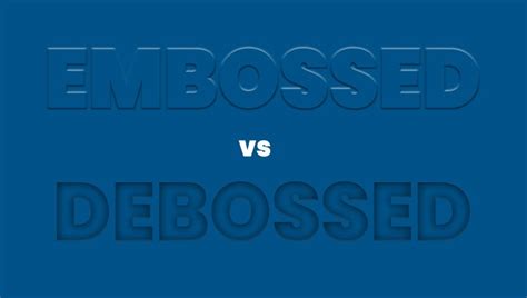 How to Choose Between Embossed vs Debossed Labels