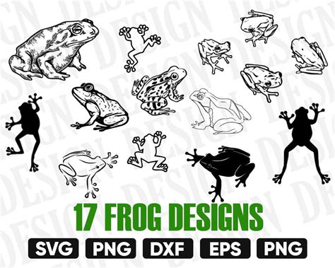 Frog Svg Frog Clipart Toad Svg Cute Frog Svg Frog Dxf Frogs Svg