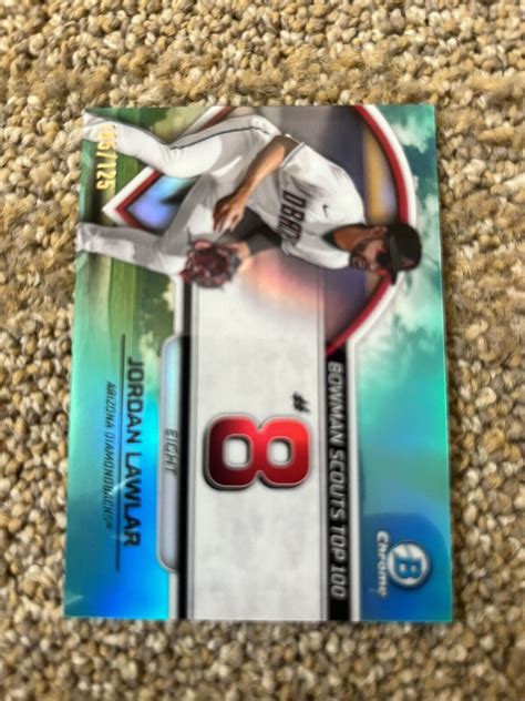 Bowman Bowman Scouts Top Aqua Refractor Btp Jordan Lawlar