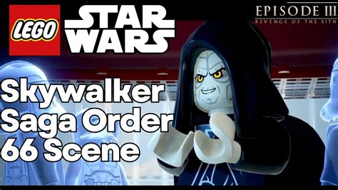 Lego Star Wars Skywalker Saga Order 66 Scene Episode III Revenge Of The