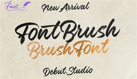 Font Brush Việt Hóa Fonts Chữ Đẹp