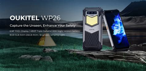 Oukitel Wp Rugged Smartphone With Lumens Camping Light And