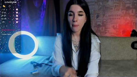 Skinny Brunette Hot Tattooed Teen Solo Teasing On Cam