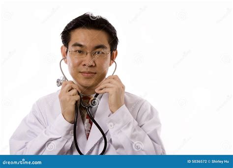 Asian Doctor Portrait stock photo. Image of profession - 5036572