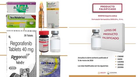 Alerta Cofepris Por Venta De 7 Medicamentos Falsificados Noticias