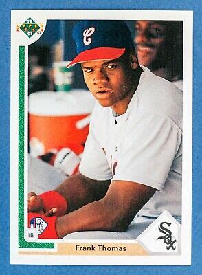 Frank Thomas 246 1991 Upper Deck Rookie Baseball Card Chicago White