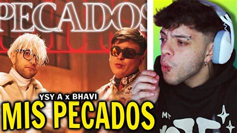 REACCIÓN 02 YSY A x BHAVI MIS PECADOS PROD LOBO YouTube