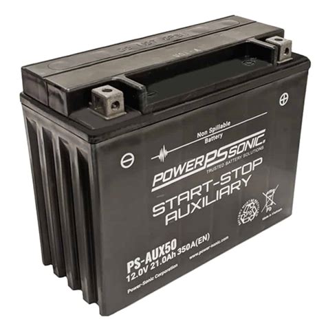 Power Sonic PS AUX50 12V 300 CCA Start Stop Auxiliary AGM Battery 156 95