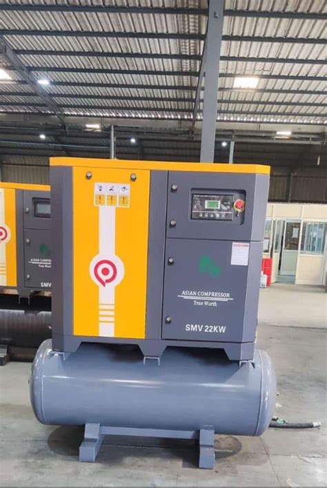 ASIAN 20 HP Elgi Rotary Screw Air Compressor Maximum Flow Rate 51