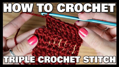 How To Crochet For Beginners Triple Treble Crochet Stitch Kristin