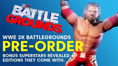 WWE 2K Battlegrounds Pre Order Bonus Superstars Revealed YouTube