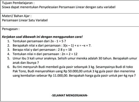 Solved Tolong Kak Bantu Pakai Cara Ya Tujuan Pembelajaran Siswa Dapat