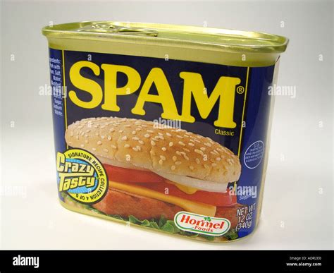 Spam canned meat Stock Photo - Alamy