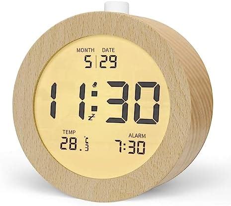 Aboveclock R Veil Num Rique En Bois R Veil Matin Lcd Horloge Num Rique