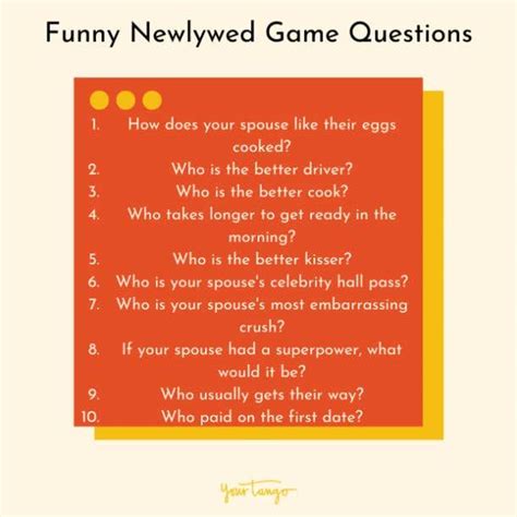 Newlywed Game Questions How To Play At Home Newlywed Game