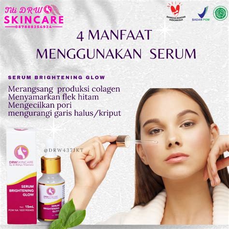 Jual SERUM BRIGHTENING GLOW KHUSUS FLEK KULIT NORMAL GLOWING