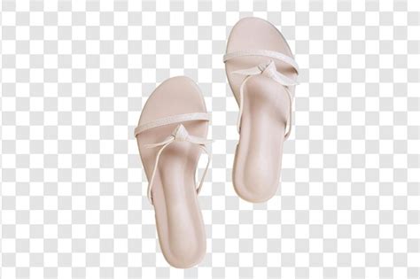 Premium Psd 6059 White Sandals Isolated On A Transparent Background