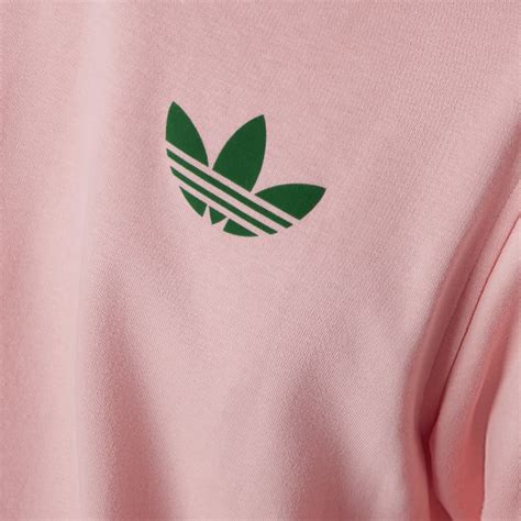 Adidas Adicolor S Large Trefoil Tee Pink Adidas Australia