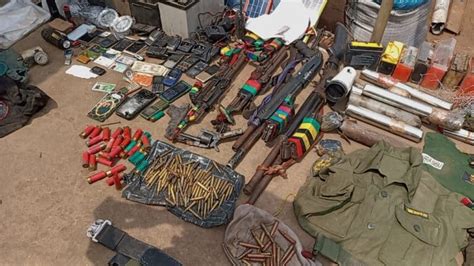 Photos Troops Raid Ipob Esn Supreme Headquarters In Imo Recover Weapons