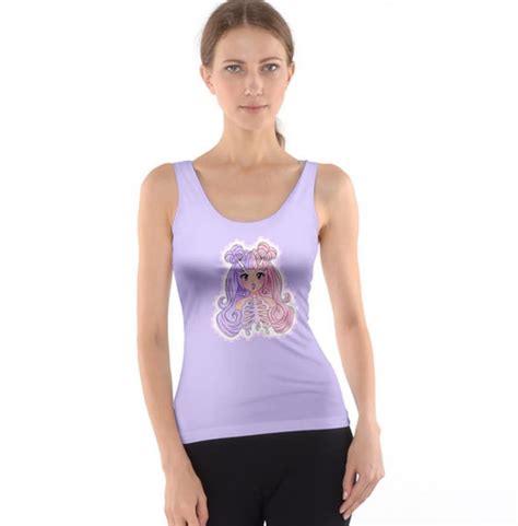 Bubblegum Sweet Tooth Babe Anime Girl Pastel Goth Tank Top Etsy