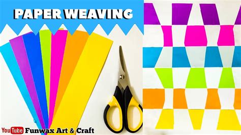 Paper Weaving Tutorial Make Origami Paper Craft How To Weave A Paper Mat Scrapbook