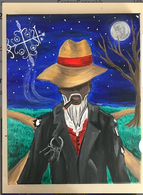 Pin On Papa Legba Papa Legba Voodoo Art Haitian Art