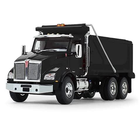 Buy First Gear 1/50 Scale Diecast Collectible Black Kenworth T880 Dump ...