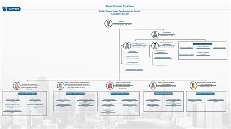 Bappeda Bantul Struktur Organisasi