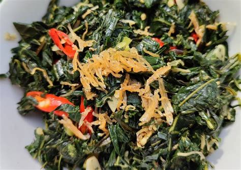 Resep Tumis Daun Singkong Teri Oleh Winni Titis Cookpad