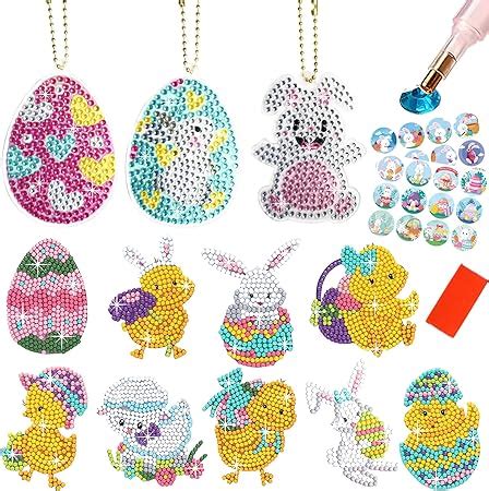 BOYATONG 5D DIY Ostern Diamond Painting Set Hase Ostereier