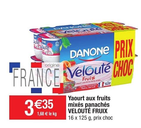 Promo Yaourt Aux Fruits Mix S Panach S Velout Fruix Chez Migros