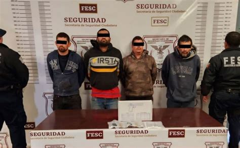 Fesc Detiene En Tijuana A Seis Hombres En Poder De Armas Cortas