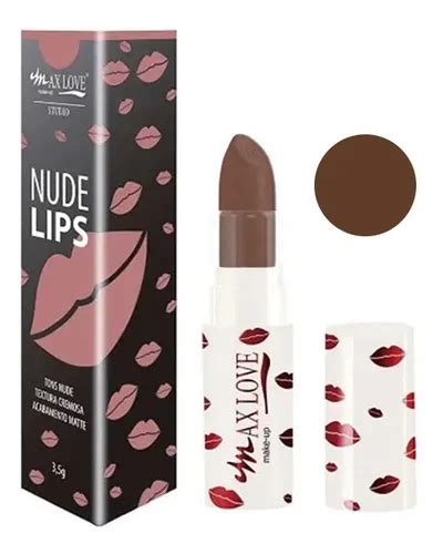 Batom Bala Cremoso Nude Lips Max Love Cor Cor Mercadolivre