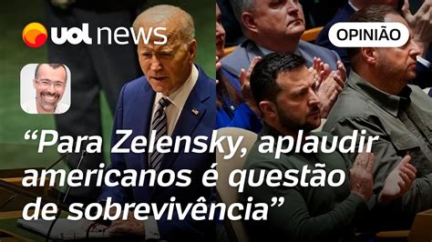 Zelensky N O Aplaude Lula Aplauso Dele A Biden Na Onu Quest O De