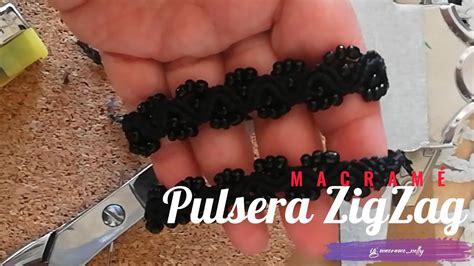 Macramé pulsera Zigzag pulsera sencilla macramé diy YouTube