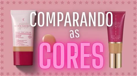 Comparando As Cores Base Hidra Glow X Base Daily Tint Niina Secrets