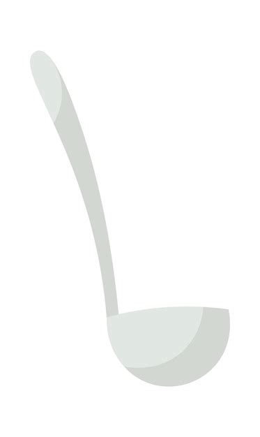 Premium Vector Kitchen Soup Ladle Flat Illustration