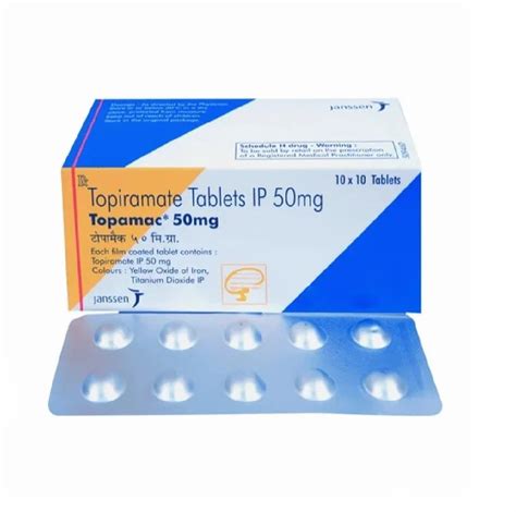 Topiramate Tablets Ip 50 Mg At ₹ 500stripe Topiramate Tablets In