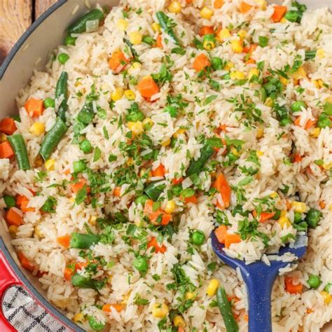 Mixed Vegetable Rice Vegetable Recipes