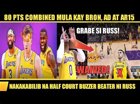 Lakers BINITAWAN Na Si Ryan Lebron NAG INIT Sa 3 Points YouTube