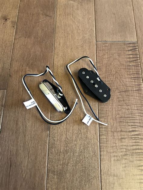 Lindy Fralin Vintage Hot Telecaster Pickup Set Nickel Reverb