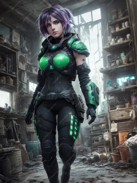 Premium AI Image | A character from the game cyberpunk