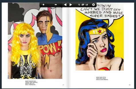 Washka Photography Make Up Charakteryzacja W Sylu POP ART Dla