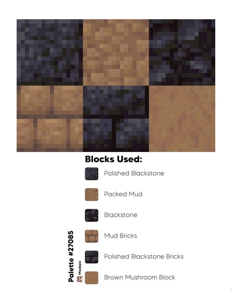 Minecraft Block Palette #27085 | Minecraft blocks, Minecraft brick, Minecraft