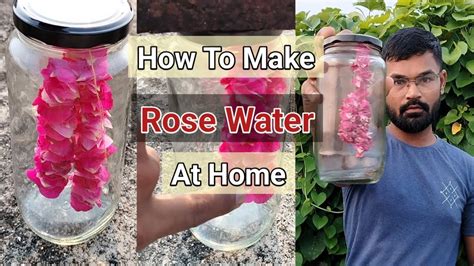 Gulab Jal Kaise Banaye How To Make Rose Water At Home Rose Water