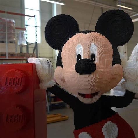 LEGO Celebrates Mickey Mouse’s Birthday With A 58,000-Piece LEGO Mickey ...